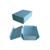 customized foldable paper gift box in single color