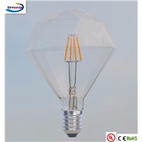 Diamond lamp decorative linghting D120 6W E27 led filament bulb