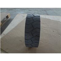 Haulotte Compact tire and wheel,High quality non marking solid rubber tire