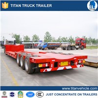 brand new low bed trailer with hydraulic ramps