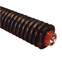 High quality return rollers with helical rubber rings