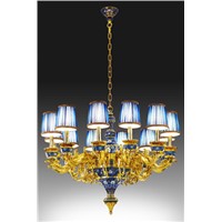 "World Style" Cloisonne Ceiling Lamp
