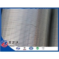 Sand filtering wedge wire screen pipe