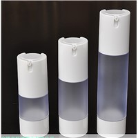 15ml 30ml 50ml Plastic Cosmetic Airless Pumps Frosted Bottle