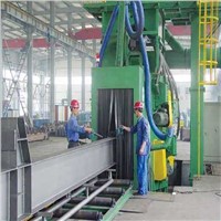 High Efficiency Through Roller Conveyor Surface Cleaning Blasting Machine