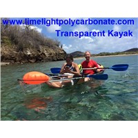 transparent kayak canoe clear kayak canoe polycarbonate kayak canoe PC kayak canoe see through kayak