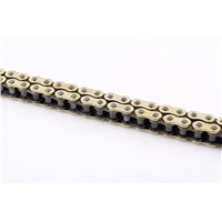 Superior Quality Motorcycle Transmission Four Side riveted Golden Color Ketoz Motorcycle Chains