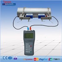 Portable Flow Meter Water Ultrasonic Milk Sea Water Flowmeter With Carrying Case