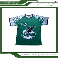 Dye sublimation lacrosse jersey/sublimated custom lacrosse jersey