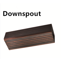 UV resistant long lasting metal gutter and downpipe, View metal gutter and downpipe