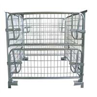 heavy duty recycle industry storage steel wire mesh container