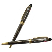 High quality metal stylus touch pen with ballpoint pen,available in logo printing
