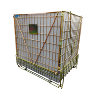 Warehouse wire mesh steel storage container