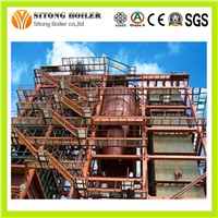 low consumption coal Fired CFB Hot Water Boiler for Power Plant