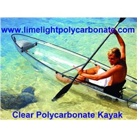clear canoe transparent canoe PC canoe polycarbonate canoe see through canoe see bottom canoe kayak