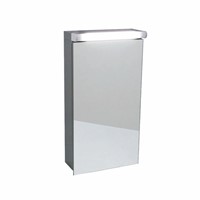 single-door mirror cabinet with LED light