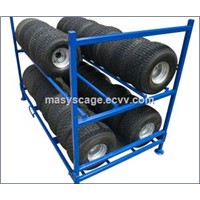 Warehouse stacking truck tyre storage rack,New designed tyres shelf china supplier