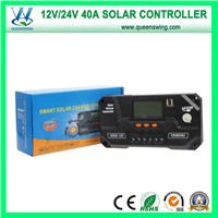 12/24V 40A Solar Charge Controller for Solar Power System (QWP-VS4024U)