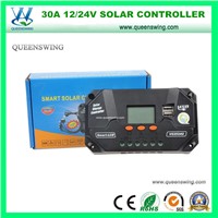 Intelligent 30A 12V/24V Auto Battery Regulator Solar Charge Controllers (QWP-VS3024U)