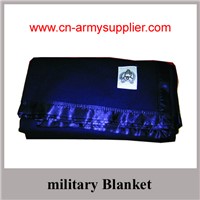 Wholesale Cheap China Wool Acrylic Polyester Military Blanket