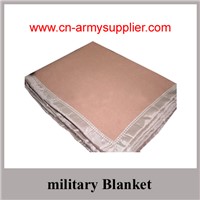 Wholesale Cheap China wool acrylic polyester  Army blanket