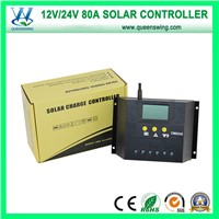 80A LCD PWM Battery Solar Cell Panel Charge Controller (QWP-1480RSL)