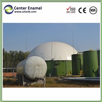 Center Enamel Biogas Plant Fermentation Tank