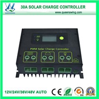 LCD Display 12V/24V/36V/48V Auto 30A 45A 60A Solar Power Controller (QWSR-LG4830)