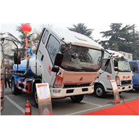 SINOTRUK HOWO 4X2 Suction Sewage Truck for sale-ZZ1007G3815D1