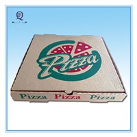custom corrugated pizza box/recycle material and reasonable price pizza box