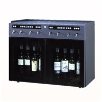 8 bottles wine cooler, wine dispenser