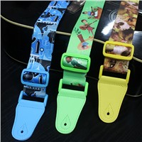 Free sample sexy girl guitar strap Sublimation Polyester Guitar Straps
