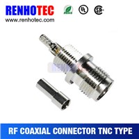Factory price High end Straight 3 Pin Jack F connector for pcb