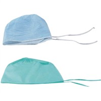 Nonwoven doctor Surgeon cap with ties/Disposable Non Woven Surgical Cap/Doctor Cap/Nurse Cap