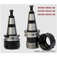 HSD ISO30 ER32 CNC Tool Holders with Covernut and Retainer Knob