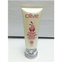 70g plastic packaging tube with acrylic cap for hand cream