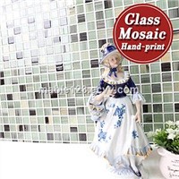 25x25mm Fashion style glass mosaic tiles for sale