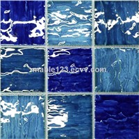 Rougn surface pool mosaic tile blue mixed