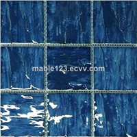 Wholesale swimming pool mosaic ,hotsale pool mosaic yale blue