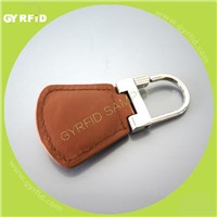 kel15 leather rfid key fob for door access control system(gyrfidstore)