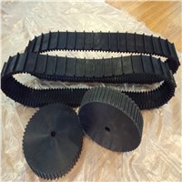 Small Robot Rubber Track with high quality