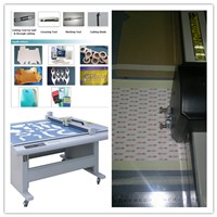 Vinyl sticker sample maker cutting machine