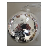 2016 Engraved Glass Christmas Balls
