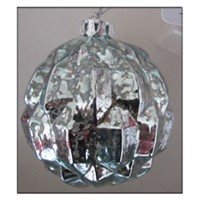 Christmas stained glass ornament