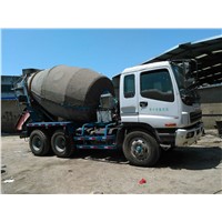 Used Isuzu concrete mixer truck