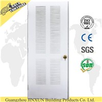 China supplier galvanized steel louver door, powder coating metal door design