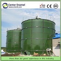 Glass fused to steel wastewater treament tank with excellent corrosion resistance