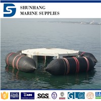 marine ship airbag used for floating bridge