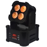 4X12W 6IN1 Battery Powered & Wireless DMX LED Stage Light