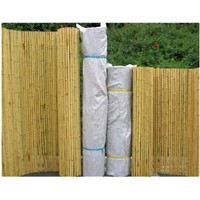 Bamboo fence for gardening landscape